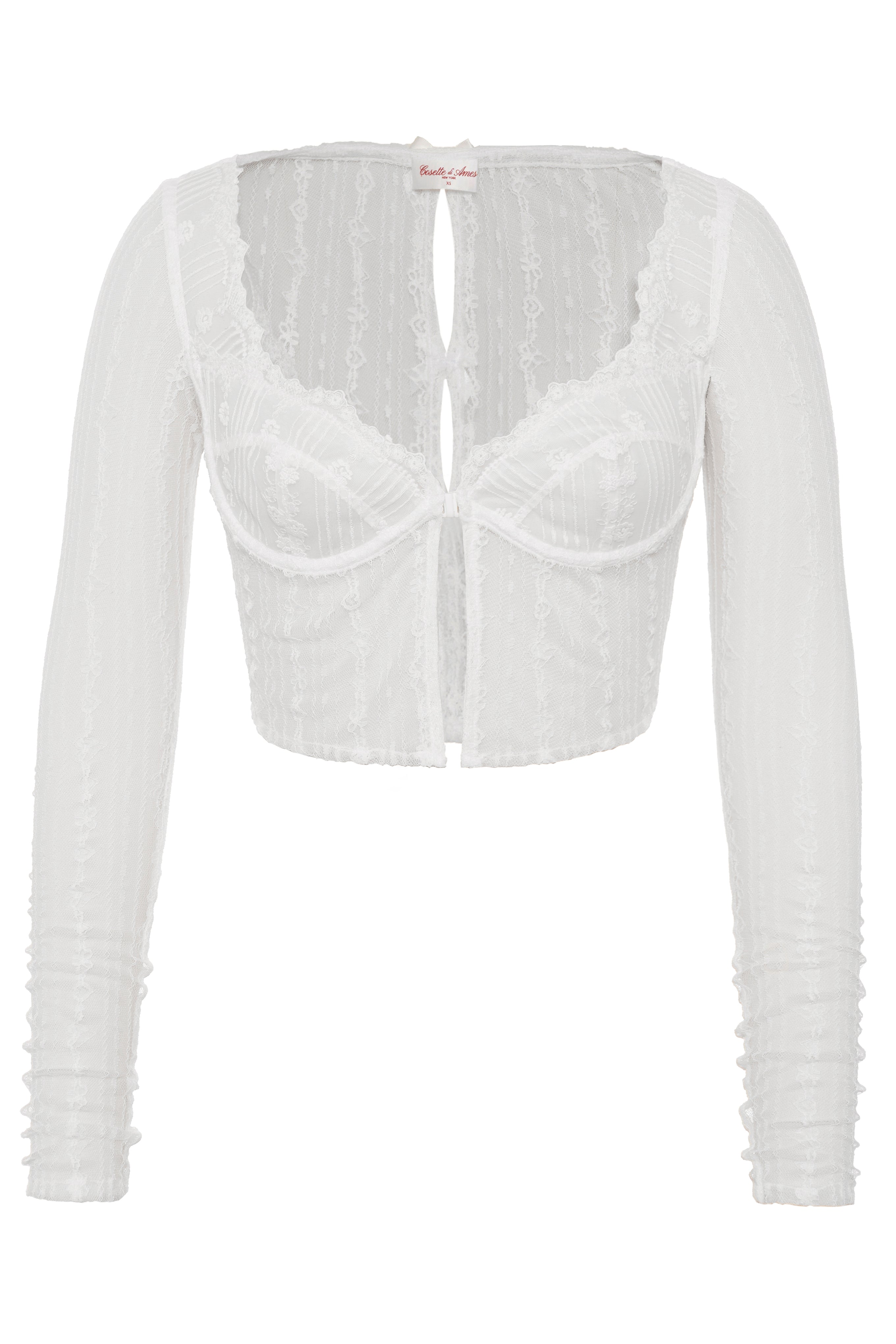 Lace Inset Eyelet Shirt - Dusty Rose | Boston Proper
