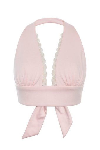 Juliette Halter top & Maxi Skirt - Peach