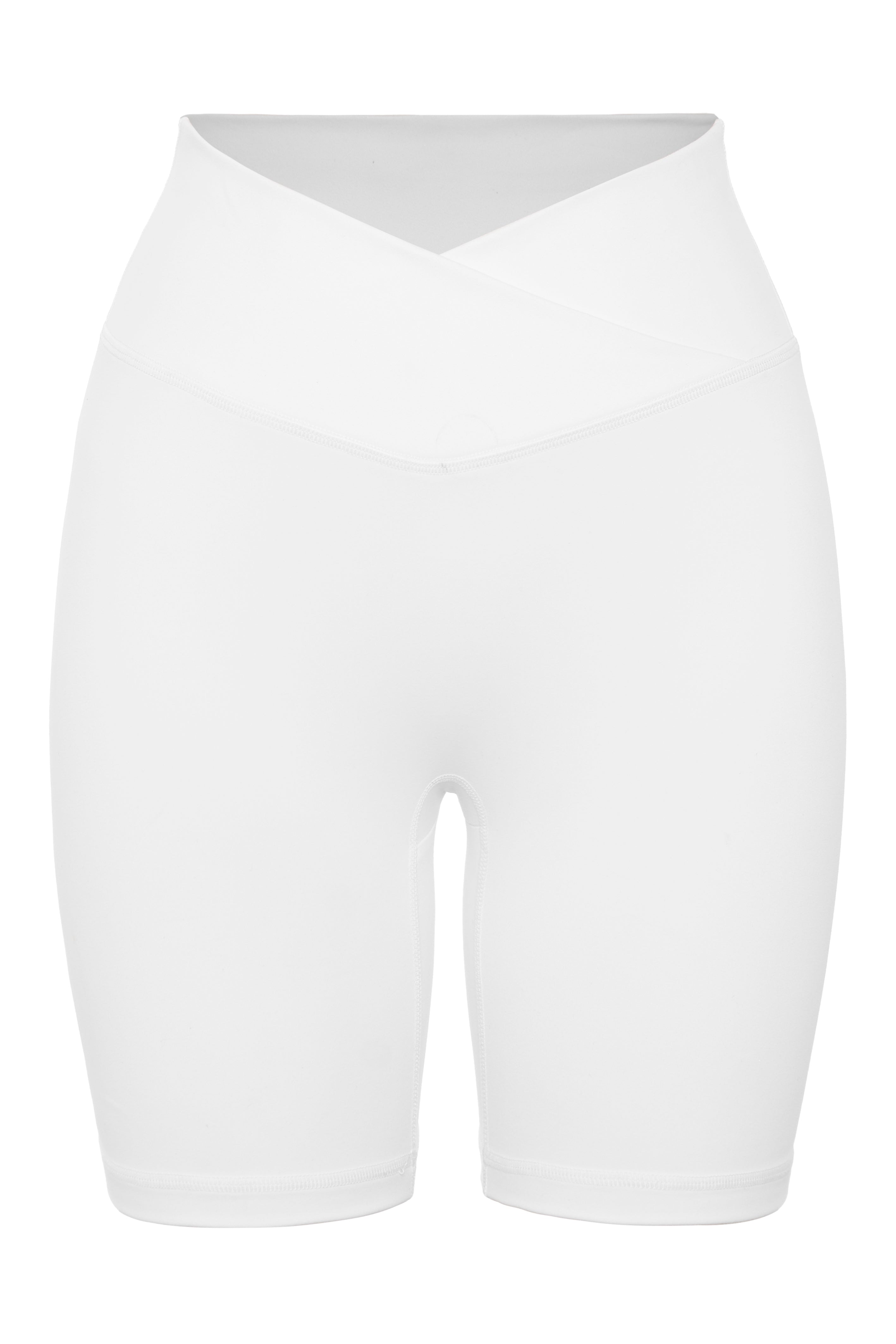 Zoe Scrunch Shorts - White – Cosette di Ames